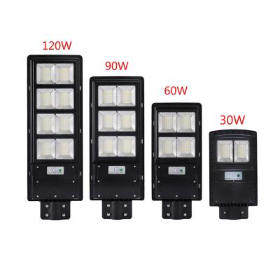 China IP65 Motion Sensor 80LM/W 60W Solar Led Street Light for sale