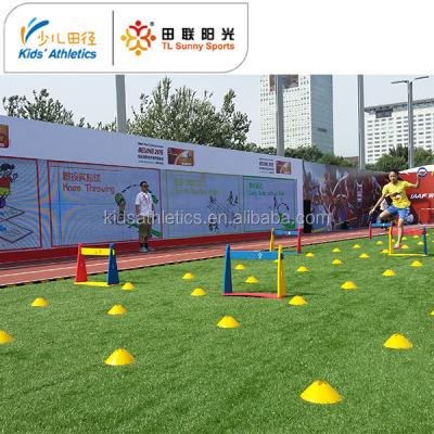 China Kids Athletics IAAF Kids Athletics Kit Foam Obstacle Easy Assemble Obstacle for sale