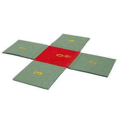 China Safe Foldable Cross Hopp Anti Slip Jump Mat For Kids Athletics Kit School Sports Equipment for sale