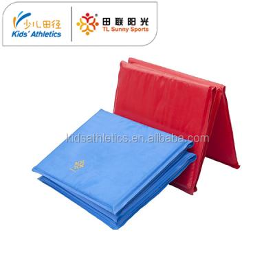 China PVC Plastic Upright Folding Mat For Kids Athletics In School Sports for sale