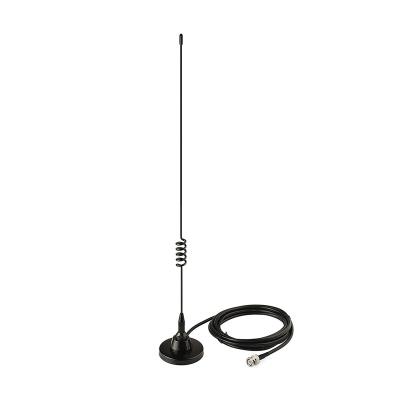 China BNC Male UHF Ham Radio Amateur Mobile Radio VHF Ham Radio Scanner Antenna Magnetic Base KSW-E07261 for sale