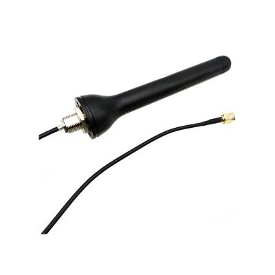 China 135mm Industrial Waterproof Control System Screw Mount 433mhz Antenna With SMA Male WL-433E135 for sale