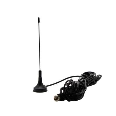 China RG-174 UHF VHF 3DBI External Magnetic TV Base DVB-T Antenna for sale