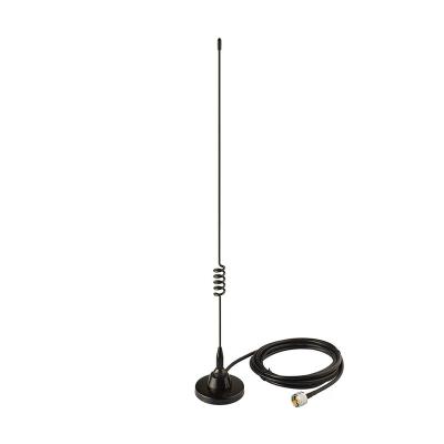 China With Ham Radio Vehicle Car Mobile Base Mount VHF Male Radio Antenna Low Magnetic Dual Band Strong Magnetic UHF 136-174MHz 400-520MHz for sale