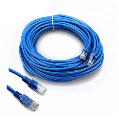 China Connects all hardware destinations on one LAN (LAN) UTP 100M/1000Mbps Ethernet Internet CAT6 RJ45 Network Cable for Router DSL Modem for sale