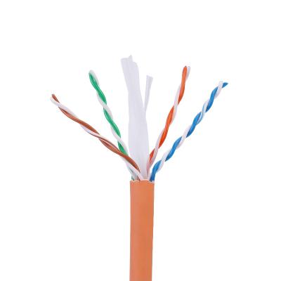 China 8 Core Oxygen Free Copper Unshielded External Part UTP Gigabit Cat6 Oxygen Free Copper Network Cable for sale