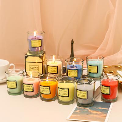 China Wholesale custom popular large bulk Diy soy wax flower fruitdried flower cheap private label relaxation personalized luxury scented candle for sale