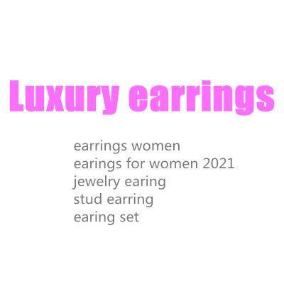 China Trendy 2021 fashion earing women girlsdrop 925 sterling silver stud earrings for sale