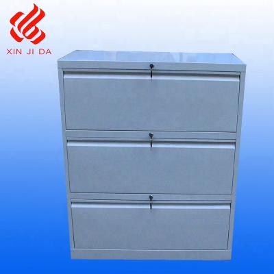 China Contemporary Metal Combination Lock 3 Drawer Mobile Fill Cabinet for sale