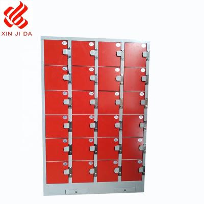 China Colding Roll Steel Plate Supermarket Metal Coin Operated Locker With Collect Box for sale