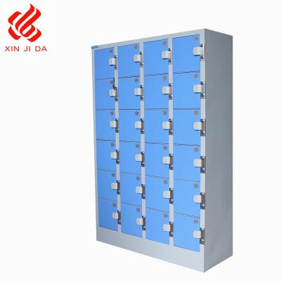 China Guangzhou Manufacturer Modern Attractive Sale 24 Door Custom Coin Mechanism Gym Locker for sale