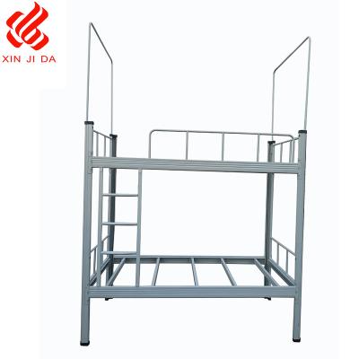 China Guangzhou supplier contemporary high quality metal round pipe bunk bed on sale for school for sale