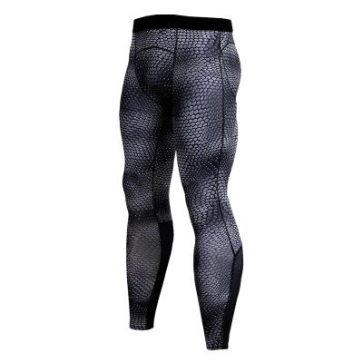 China Sweatsuit Anti-UV Print Moisture Wicking Custom Mens Compression Wear for sale