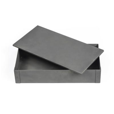 China mo & La Wholesale MoLa/TZM Molybdenum Alloy Molyedenum Tray Container for sale