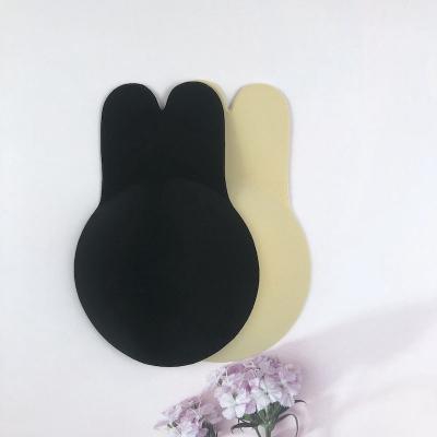 China Sexy Seamless Adhesive Rabbit Breast Lift Up Strapless Invisible Bra Backless Nipple Cover For Lingerie for sale