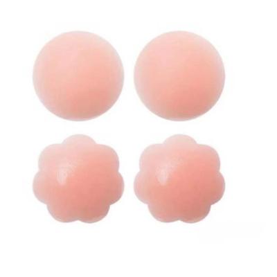 China Comfortable manufacturer silicone disposable nipple covers round shape seamless invisible nipple in stock for women for sale