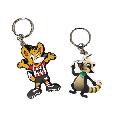 China Mini Silicone Keychain Custom Full 3D 2D Custom Full 3D 2D Promotional Souvenirs Promotional Gift Key Chain Gift Rubber Soft PVC Key Chain for sale