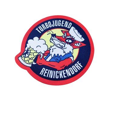 China Viable Factory Direct Custom Print Woven Embroidery Embroidered Patches for sale