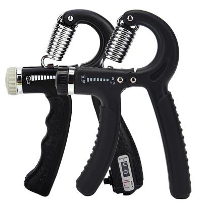 China Adjustable Hand Finger Exerciser Strengthener Power Exercise Gripper Strengthener Hand Grip with Counter for sale