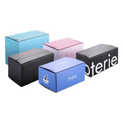 China Custom Recycled Materials Zipper Packing Box Corrugated Box With Insert Creative Product Corrugated Box Disassembly for sale