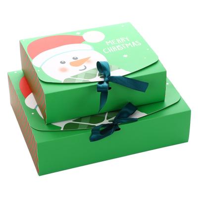 China Recycled Materials Christmas Tree Paper Gift Box Christmas Candy Box Christmas Boxes Food Packaging for sale