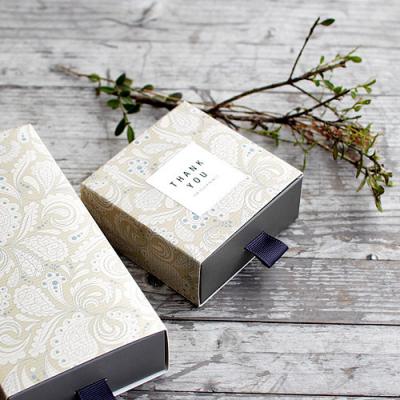 China Recycled Materials Customized Creative Soap And Tea Pull-Down Folding Box for sale