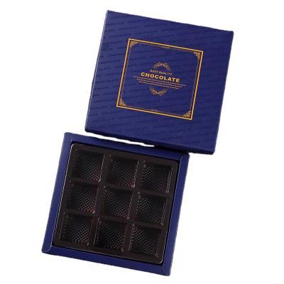 China Recycled Materials Custom Screen Printing Logo Cardboard Luxury Chocolate Box for sale