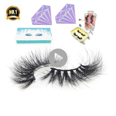 China Factory Price Super Flexible Dramatic Bottom Strip 25mm Full Lashes 3d Mink Lashes Wholesale Mink Eyelash Custom Label for sale