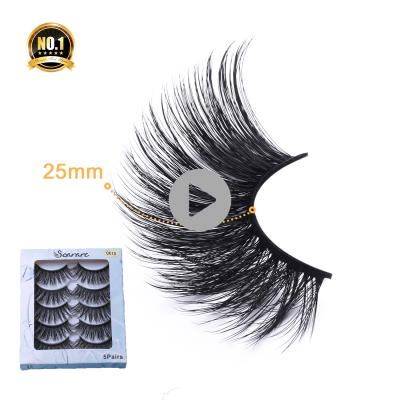 China 2020 wholesale super flexible box 25MM mink eyelash soararc mink lash lashes for sale