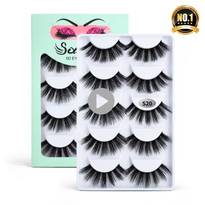 China Factory direct A1 super flexible eye lashes custom packaging mink lashes, wholesale cheap custom 5d mink fluffy eyelashes for sale