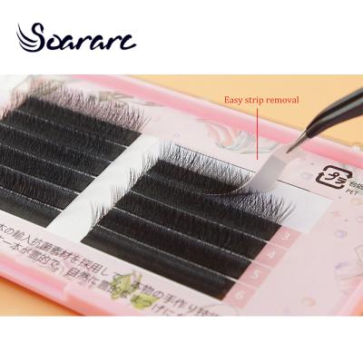 China 0.03/0.05 100% Handmade Volume Super Flexible Lash Extensions Fluffy Individual Preamde Fan Lashes YY For Eyelash Extensions Wholesale for sale