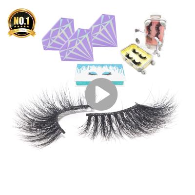 China Super Flexible Custom Wholesale Full Strip Lashes 3D Piggy Bank Mink Dramatic Fluffy Eyelash 25mm Eyelash Packaging Vendor for sale