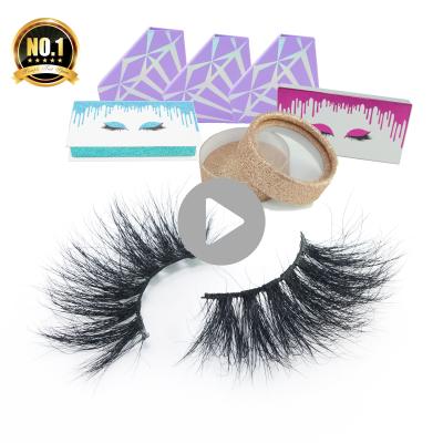 China Super Flexible Cosmetics Beauty Eyelashes 3d Faux Mink Fur Mink Eye Lashes Private Label 18mm 25mm Eyelash With Lick Custom Cases for sale