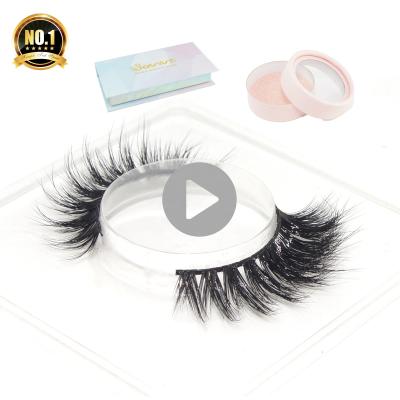 China Wholesale Custom Eyelashes Flexible Super Clean Pack False Mink Lashes 3D Mink Eyelashes Brand Private Label for sale