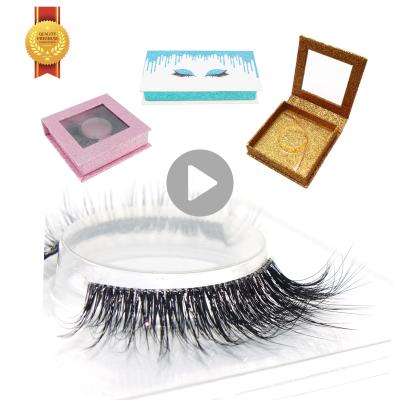 China Super Flexible Silk Mink False Premium Transparent 3D Strip False Eyelashes False Eyelashes Wholesale Natural Volume Eye Lashes for sale