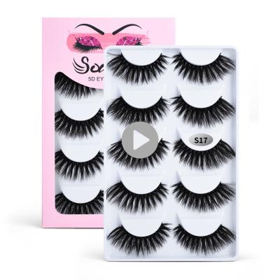 China Factory price 5d mink eyelashes super flexible seller eye lashes private label 5d mink lashes with custom packing for sale