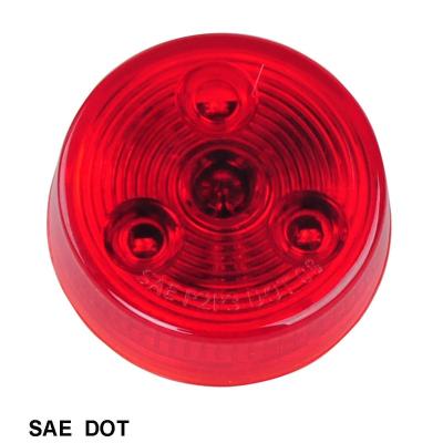 China LED 2 Inch Round LED Marker Clearance Light for sale