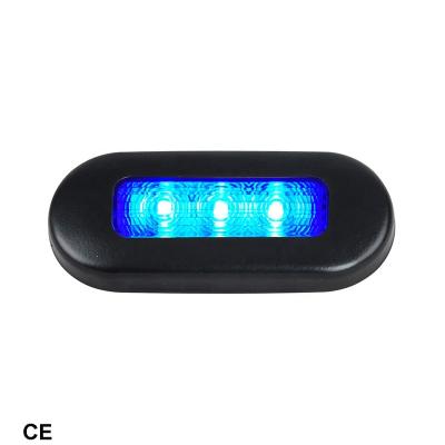 China Interior Courtesy Lights Oblong LED Courtesy Light 3 Inch (75mm) x1-1/4inch (32mm) 12v Courtesy Lights Navy for sale