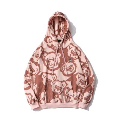 China Anti-pilling women's hoodies fleece TIE DYED print hip hop clothing custom embroidery logo good quality for sale