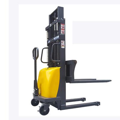 China semi electric pallet forklift 1 ton 2 ton storage battery stacker, Semi Electric Stacker forklift, Semi Automatic Forkli for sale