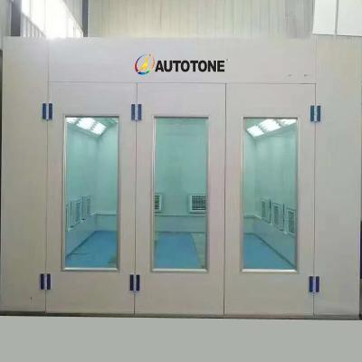 China Economic Paint Spray Booth Autotone brand, Yellow Red White Light Blue Painting Hot Turbo Power Room Air Baking Fan for sale