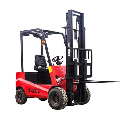 China Cheap Price electric stacker forklift 4 wheel electric forklift 1 ton, 1.5ton electric forklift truck for sale