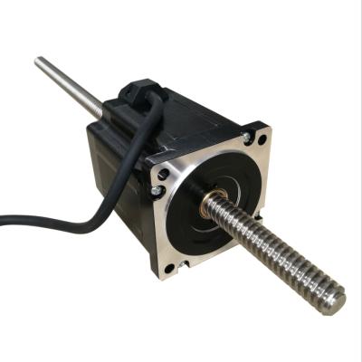 China NEMA 34 Non-captive 86 Stepper Motor Linear Stepper Motor With Tr14 Lead Screw 4mm Lead 34HS2403-250T144 for sale