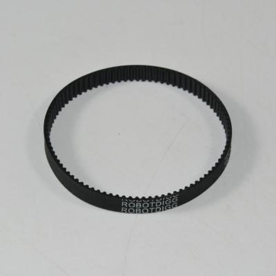 China GT2 factory closed synchronous belts 124mm 2GT 3.5mm width rubber buckle belt for sale