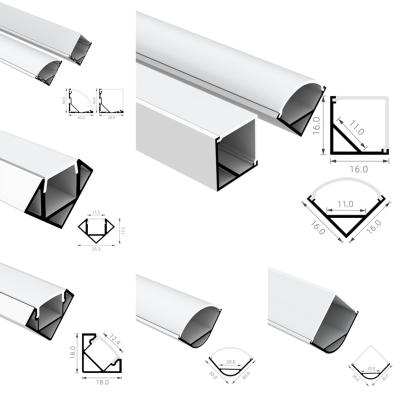 China Decorations Super Quality Aluminum Extrusion Profiles IP65 Waterproof Corner LED Channel W19.9mm H19.9mm Corner Lighting for sale