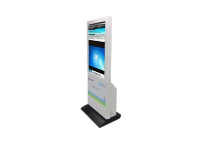 China Internet Access Free Standing Kiosk 15 - 22 Inch IR Touch Screen Card Printing / Bill Payment for sale