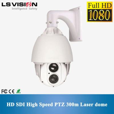 China Hauben-Kamera hoher Geschwindigkeit PTZ IR HD SDI, 1080p volle HD Kameras CCTV IR mit 300m IR Laser zu verkaufen