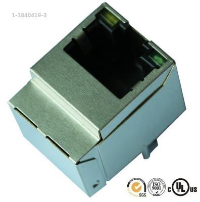 China 1-1840419-3 conector hembra de 180 grados RJ45 para las cámaras IP LPJD1011BENL en venta