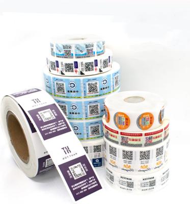 China China Supplier Waterproof Customizable Low Price Self Adhesive Sticker Labels In Roll for sale