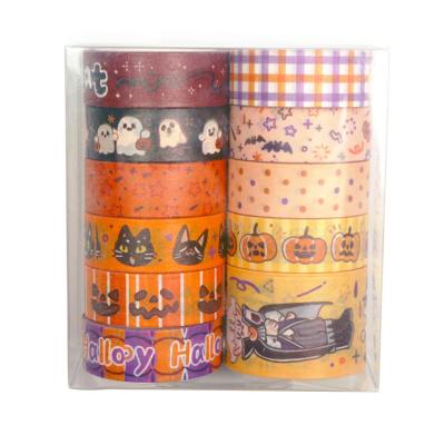 China Wholesale Waterproof Custom Design Printed Grid Washi Masking Tape For Stationery Notebook Pen for sale